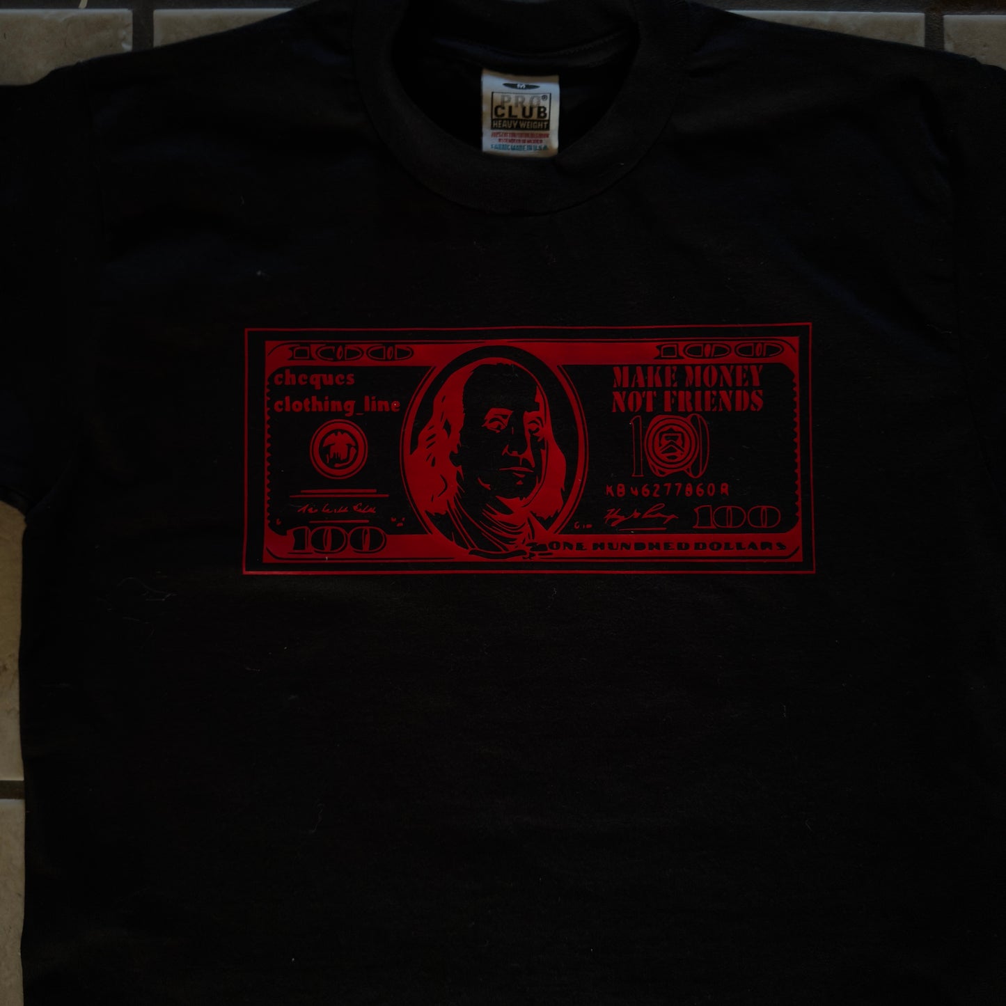 Make money not friends T (100% Heavyweight Cotton PROCLUB)