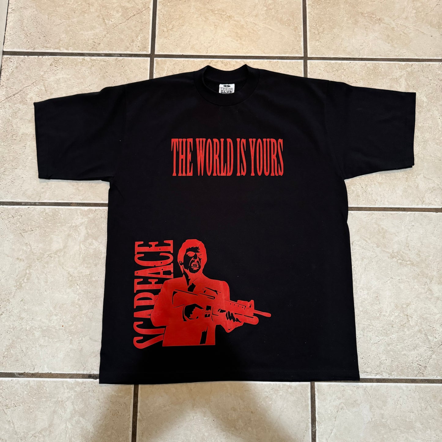 The world is yours SHIRT(100% Heavyweight Cotton PROCLUB)